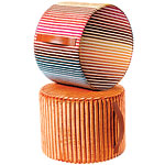 Corduroy ottomans; H:40", W: 30", Missoni Home.