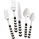 Stainless steel and bone, Oscar de la Renta Home for Lunt Silversmiths.