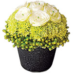 High Society bouquet of roses, carnations and berries, 1-800-Flowers.