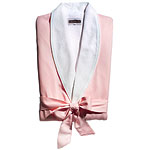 Shawl robe in polyester lined with cotton terry, Robeworks