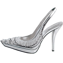 Details - Product Finder - Products - In Style :  bruno frisoni platform fringe slingback