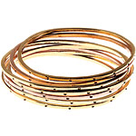 14kt-gold vermeil bracelets, Alex Woo.