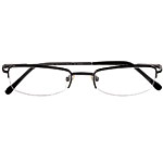 Metal frames glasses, Brooks Brothers.