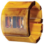 Resin and Swarovski crystals Cuff, Luc Kieffer Paris.
