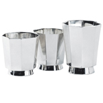 Silver-plated vessels, Barbara Barry for Wedgwood.