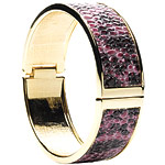 Metal animal-print bangles, Forever 21.