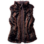 Faux fur vest, Old Navy.