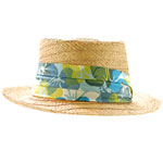 Raffia hat, Stetson.