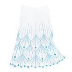 Embellished linen skirt, Lafayette 148 New York.
