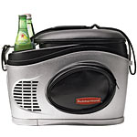 Portable cooler (plugs into car lighter), Rubbermaid.