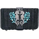 Wicker clutch, Hollywould.