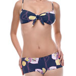 Nylon-spandex bikini, Calvin Klein.