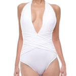 Nylon-spandex tank, La Blanca.