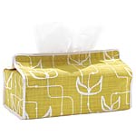 Cotton Lisbou tissue-box cover, also in green and turquoise, Lotta Jansdotter.