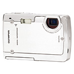 Waterproof, shock-resistant 7.1-megapixel Stylus 720 SW camera, Olympus.