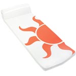 Unsinkable vinyl float in Sun Ray (and two other patterns), Frontgate.