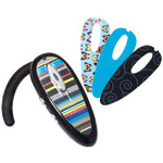 Bluetooth headset comes with 33 different covers, Jabra.