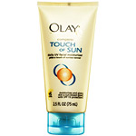 Touch of Sun Daily UV Facial moisturizer SPF 15, Olay.