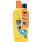 SPF 60+ sunblock pack with detachable mini size, Hawaiian Tropic Kids.