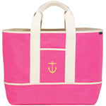 Cotton canvas tote (in 18 colors and three sizes), 22" large tote, Twelve.
