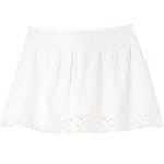 Cotton skirt with crocheted hem, Lucy Love.