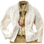 Jacquard jacket, Allegra Hicks.
