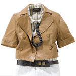 Leather jacket, Kenneth Cole.
