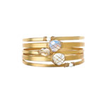 14kt-gold plated bracelet, Janna Conner.