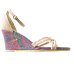 Cotton wedge sandals, Old Navy.