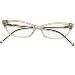 Plastic-and-glass glasses, JC Penney.