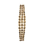 Puka–shell bracelet with black pearls, Manon von Gerkan.