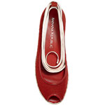 Cotton open-toe flats, Banana Republic.