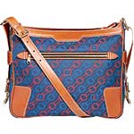 Canvas-and-leather shoulder bag, Louis Vuitton.
