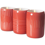 Votives (also available in celadon, celery and white), Calvin Klein.