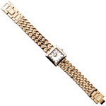 Gold-plated-and-metal watch, AK Anne Klein.
