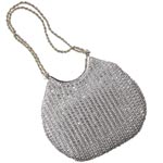 Swarovski crystals and silk bag, Franchi.