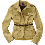 Cotton blazer, Gap.