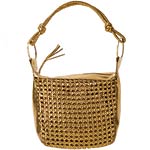 Woven leather bag, Isaac Mizrahi for Target.