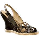 Leather wedges, Steven by Steve Madden.