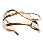 10kt-gold branch cuff, Annette Ferdinandsen.