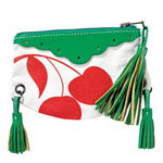 Canvas-and-leather coin purse, Luella Bartley collection for Go International at Target.