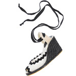 Canvas-and-suede wedge espadrilles, Newport News.
