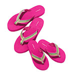 Grosgrain ribbon flip-flops, A. Tierney, 