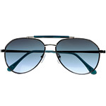 Metal-and-acetate sunglasses, Beryll.