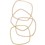 14kt-gold-plated bracelets, Bing Bang.
