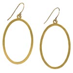 Hammered 18k-gold earrings, Academie by Philip Crangi.