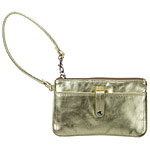 Leather wristlet, Fossil.