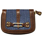 Denim wallet, Jimmy Choo.