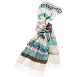 Cotton voile shawl, J. Jill.