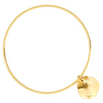 18kt gold bangle with a charm, Ippolita.